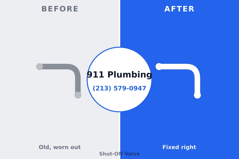 Before and after: plumbing company Coshocton, OH